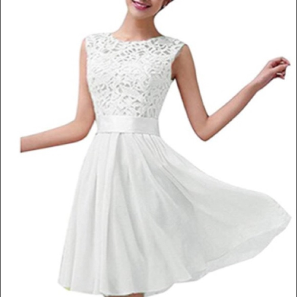 White dress